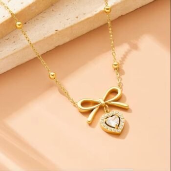 Charm Bow Heart