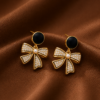 Crystal Bow Dangles