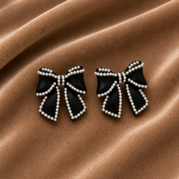 Pearl Grace Bow Earrings