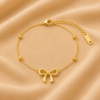 Dainty Bow Chain Bracelet