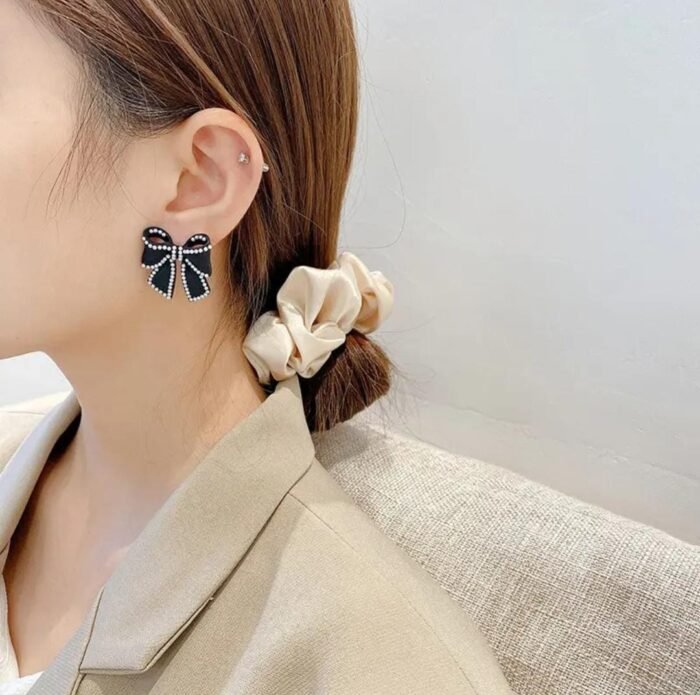 Pearl Grace Bow Earrings