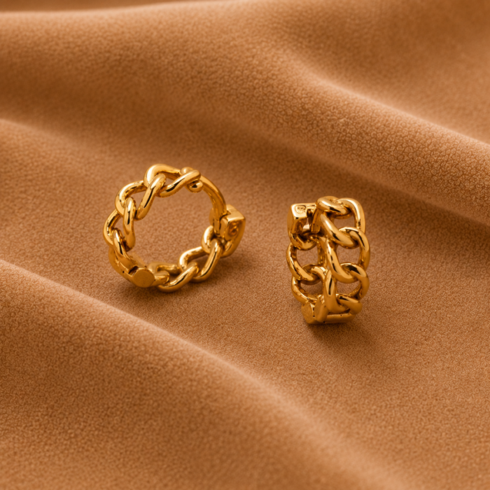 Petite Gold Huggies