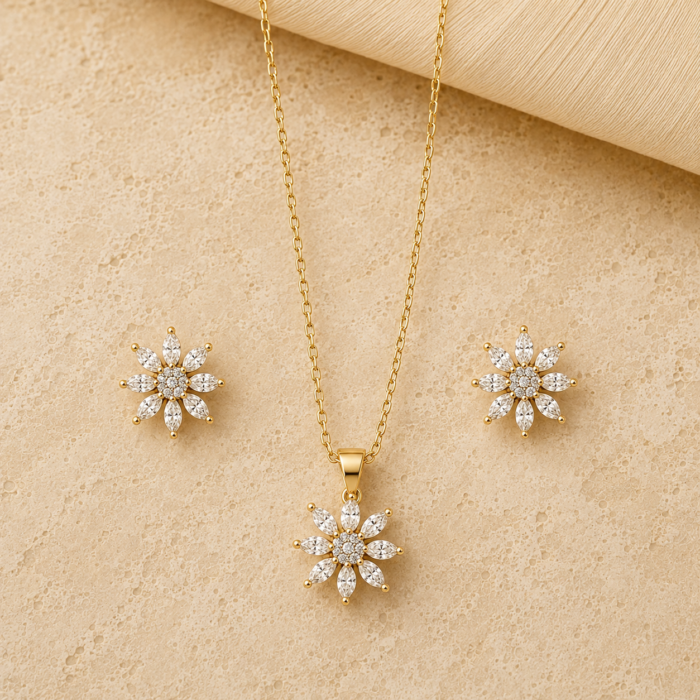 Indirae Snowflake Sparkle Set