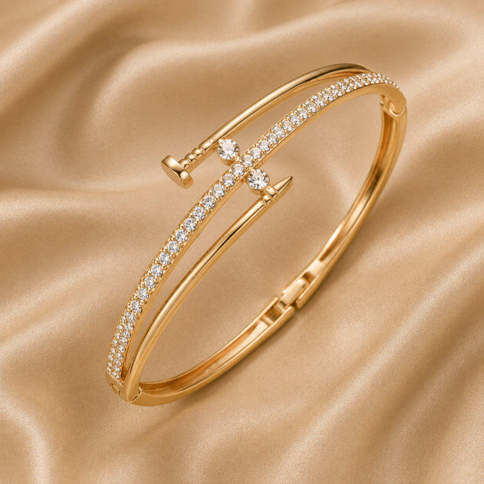 Rebel Diamond Nail Bangle