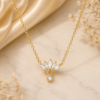Bloom Grace Crystal Pendant Necklace